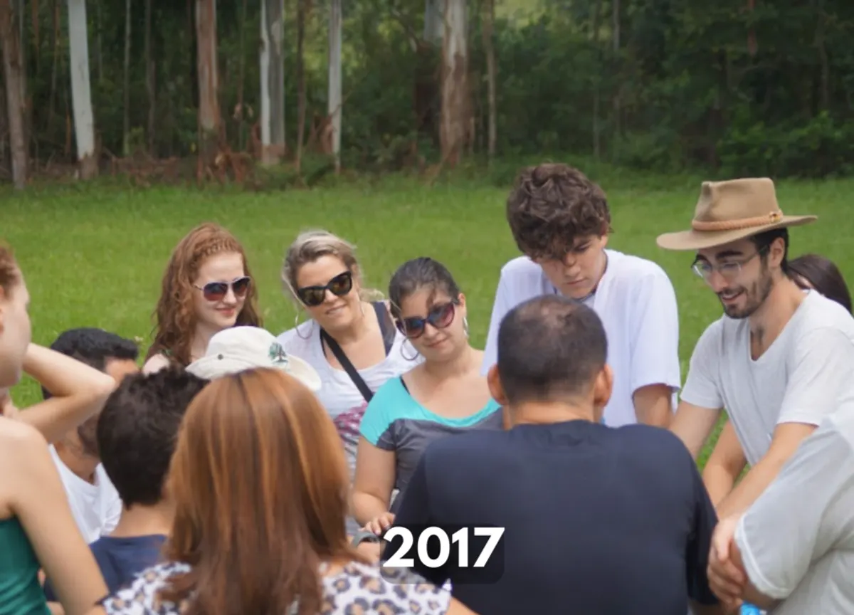 Registro das primeiras imersões do The Fools no Sítio Pé na Terra (foto 2 de 9)