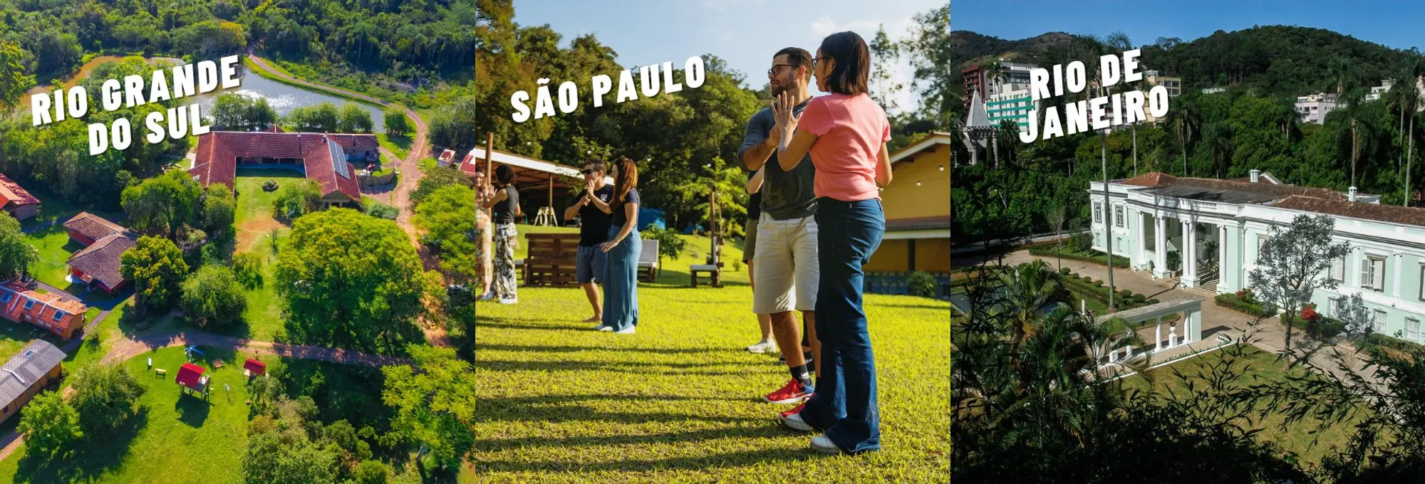 Participantes em uma imersão presencial de inglês do The Fools